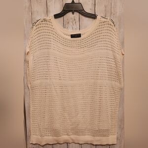 Cream Open Stitch Sweater